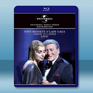 樂壇天後女神卡卡與爵士巨星托尼.班奈特聯合演唱會2014Tony bennett & Lady GaGa Cheek to Cheek Live -（藍光影片25G）