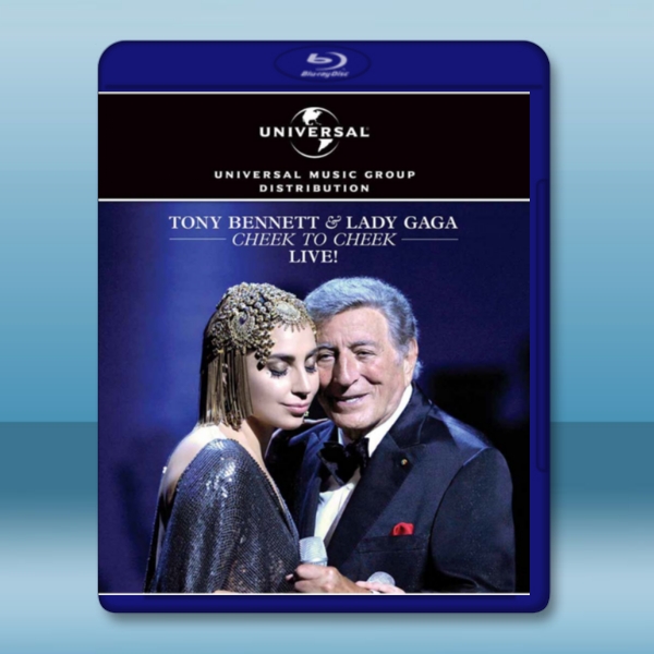 樂壇天後女神卡卡與爵士巨星托尼.班奈特聯合演唱會2014Tony bennett & Lady GaGa Cheek to Cheek Live -（藍光影片25G）
