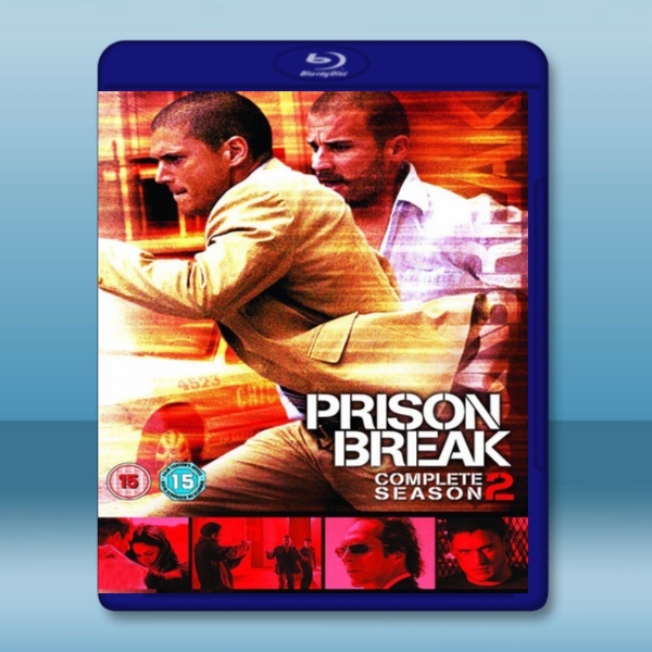 越獄 /越獄風雲 Prison Break  第2季 (6碟) -（藍光影片25G）