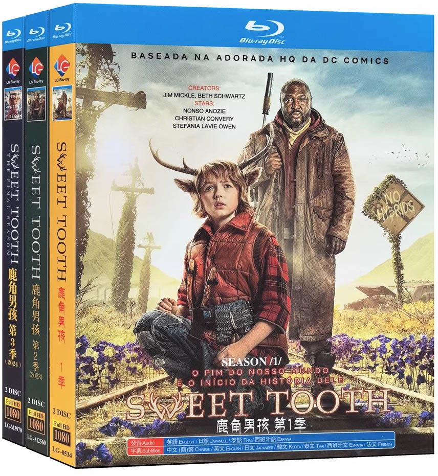 鹿角男孩 第1-3季 <終> 藍光25G 6碟L		 