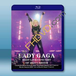 LADY GAGA 職業生涯最佳現場演唱會(2025)藍光25G 2碟		 
