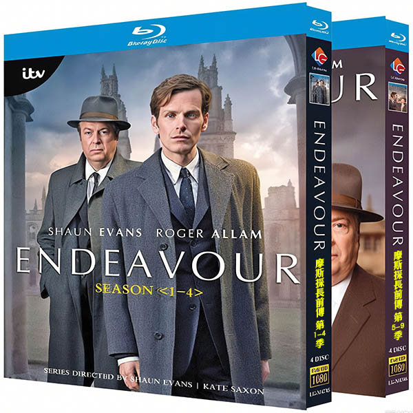 摩斯探長前傳 第1-9季 Endeavour S1-S9 藍光25G 8碟L		 
