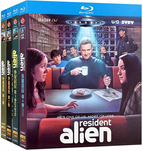 外星居民1-4季 Resident Alien S1-S4 藍光25G 8碟L		 