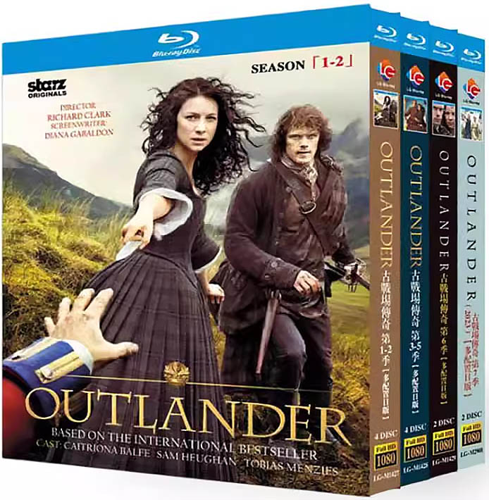 古戰場傳奇 第1-7季 Outlander S1-S7 藍光25G 12碟L		 