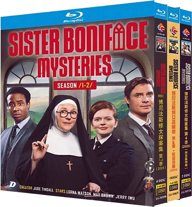 BBC 博尼法斯修女探案集 第1-4季 藍光25G 8碟L		 